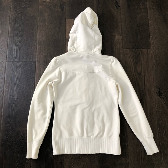 The North Face Sweatshirt Pea Coat Style White, Sm - Picture 4 of 11